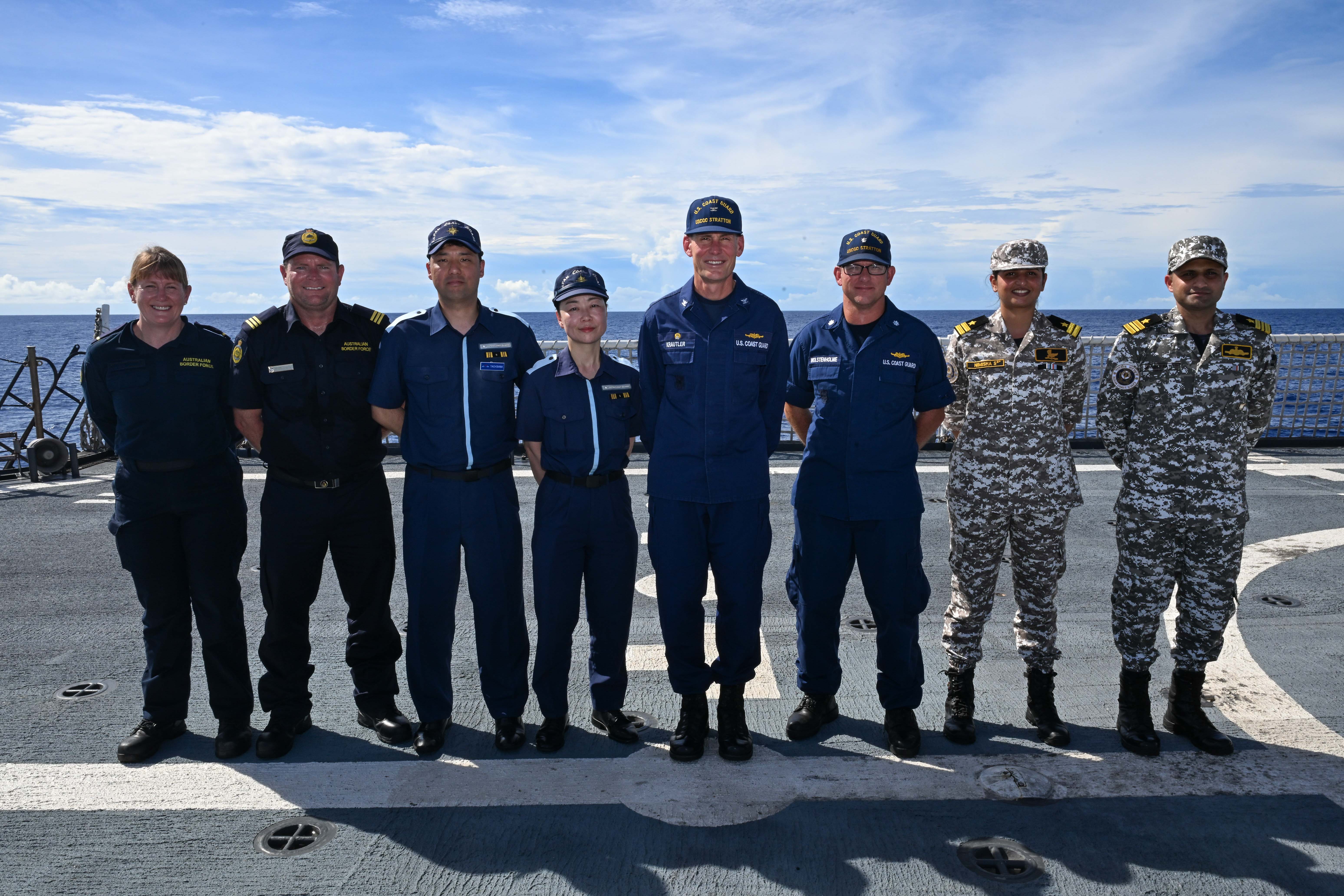 U.S. Coast Guard completes historic Quad Sail to strengthen