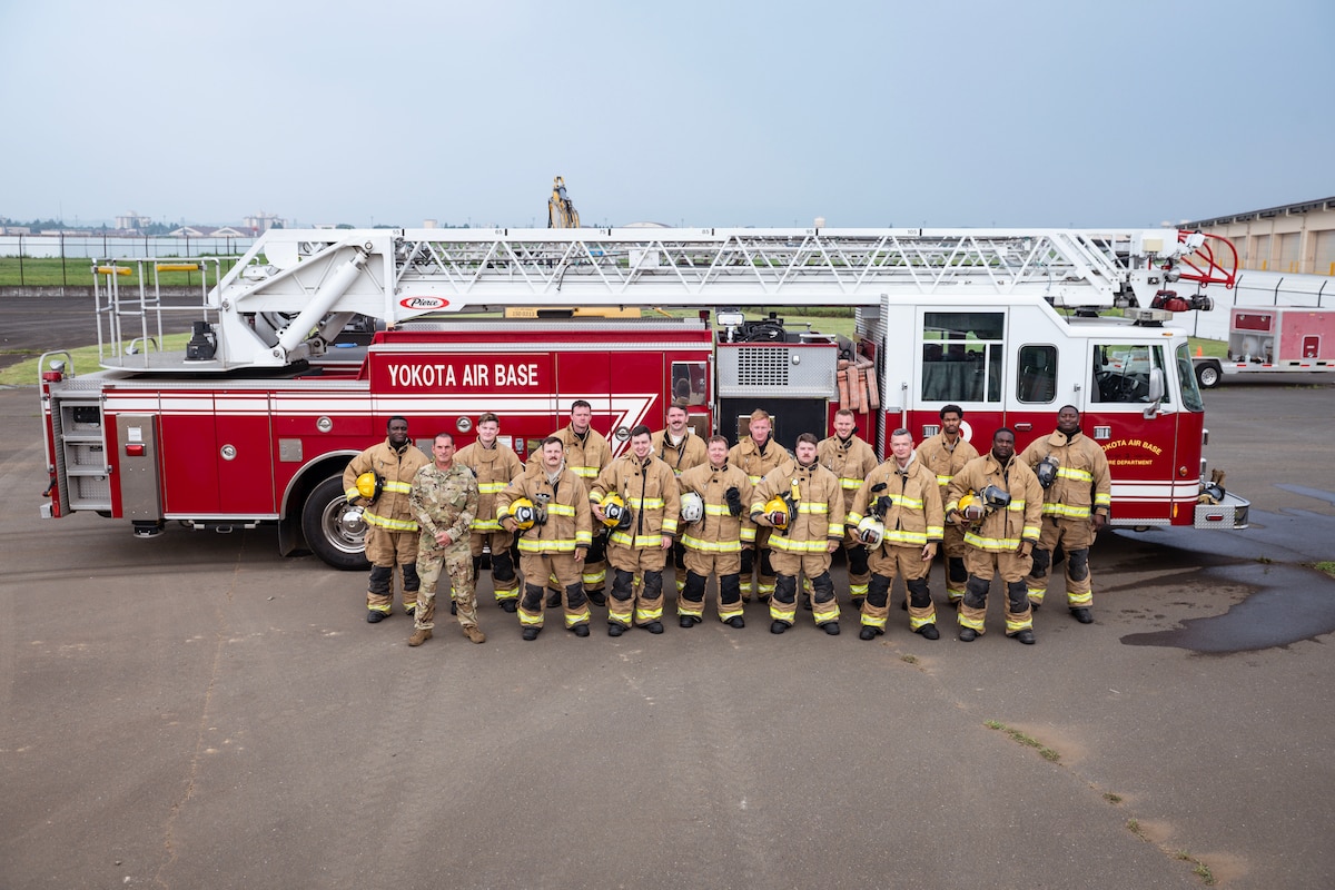 169th CES firefighters Yokota Air Base DFT 2025