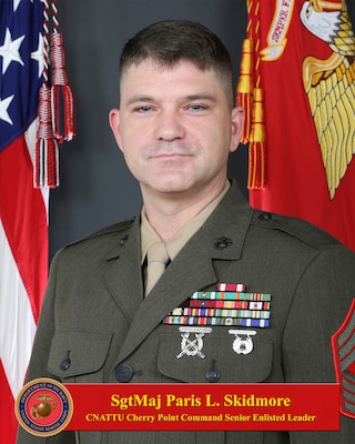Portrait of Sergeant Major Paris L. Skidmore