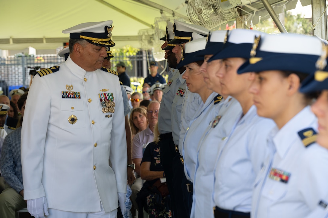 Coast Guard Sector Jacksonville holds change of command ceremony