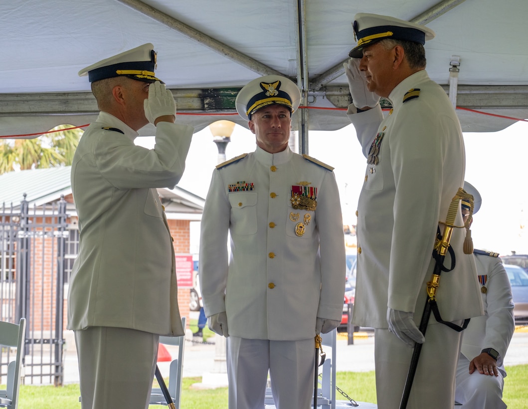 Coast Guard Sector Jacksonville holds change of command ceremony