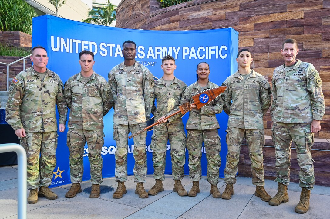 U.S. Army Soldiers assigned to the 8th Theater Sustainment Command won the 2025 U.S. Army Pacific Best Squad Competition, July 18, 2025,