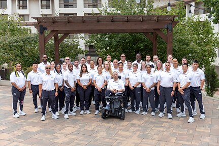 Team Army athletes pose for a team photo during the 2025 Department of Defense Warrior Games at Colorado Springs, Colorado.
