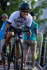 U.S. Army Capt. Kyra Maggio participates in the women's upright bicycle time trials at cycling event during the 2025 Department of Defense Warrior Games at Colorado College, Colorado Springs Colorado, July 19, 2025.