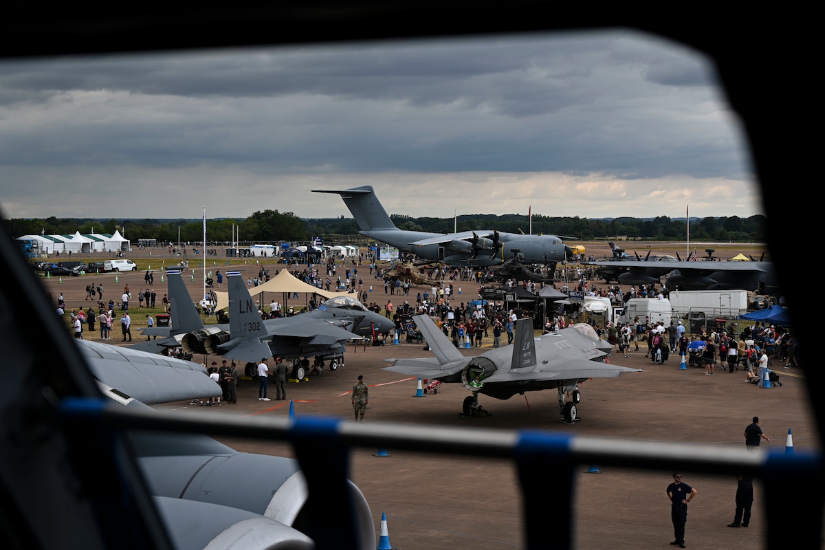 Photo of the flightline