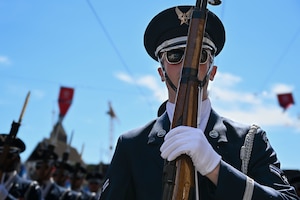 us air force band and honor guard perform in switzerland