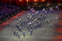 us air force band and honor guard perform in switzerland