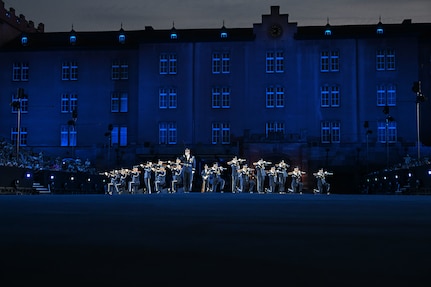 us air force band and honor guard perform in switzerland