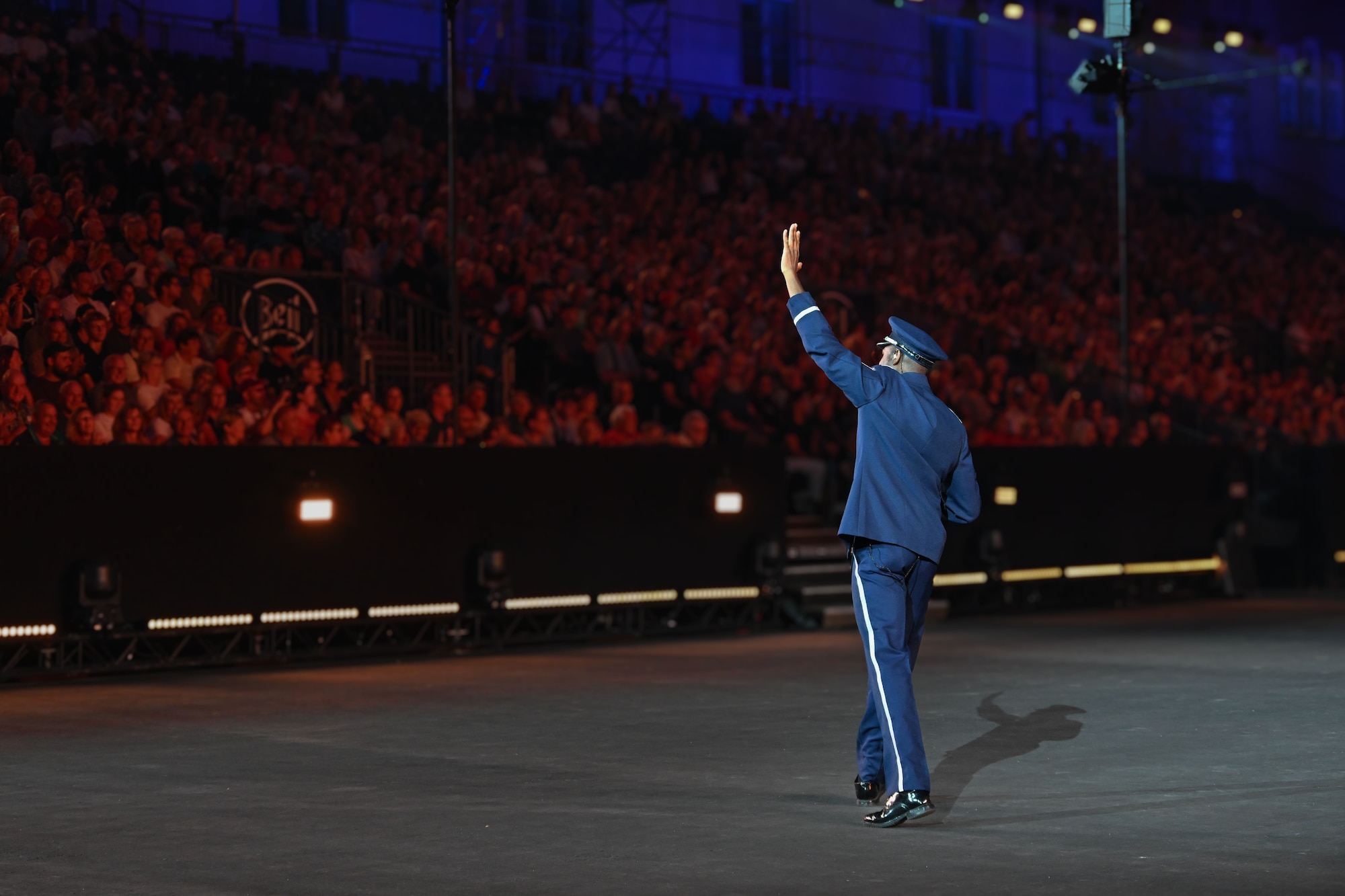 us air force band and honor guard perform in switzerland