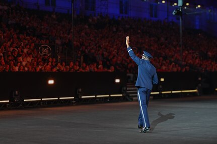 us air force band and honor guard perform in switzerland