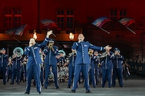 us air force band and honor guard perform in switzerland