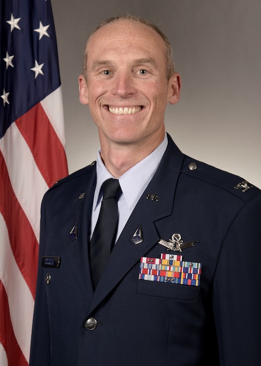  Col Charles Cooper is the Chief of Staff, Headquarters, Space Operations Command (SpOC), U.S. Space Force at Peterson SFB, Colorado Springs, Colorado.
