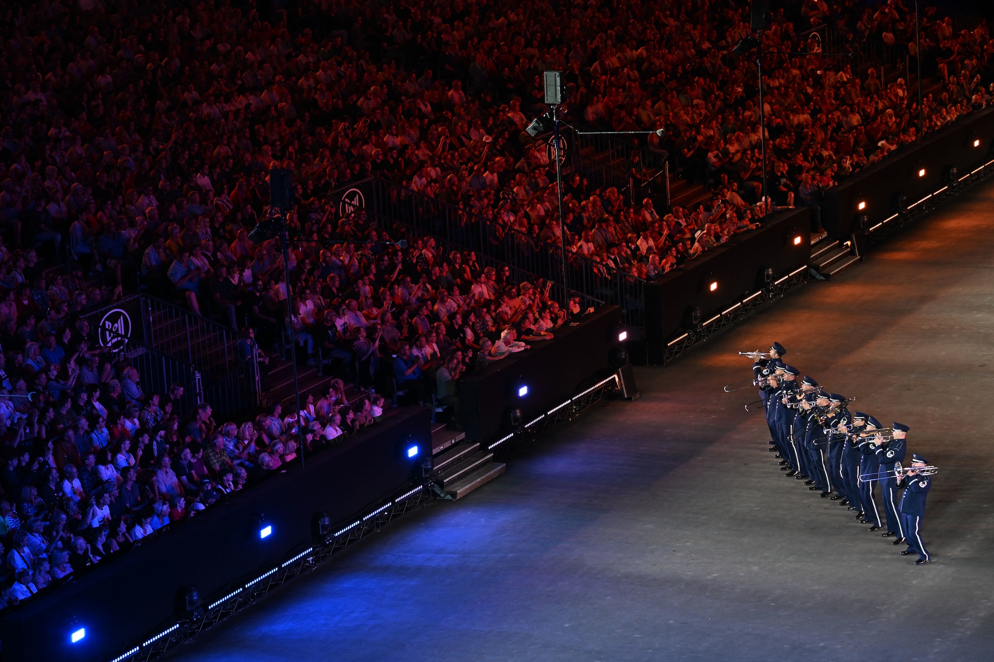 us air force band and honor guard perform in switzerland