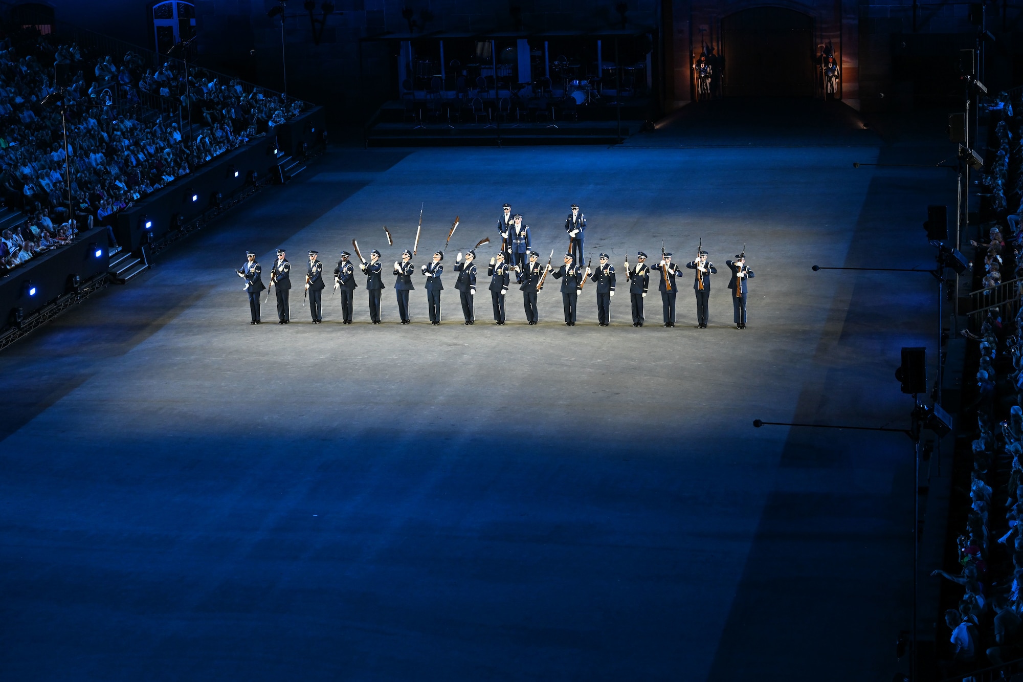 us air force band and honor guard perform in switzerland
