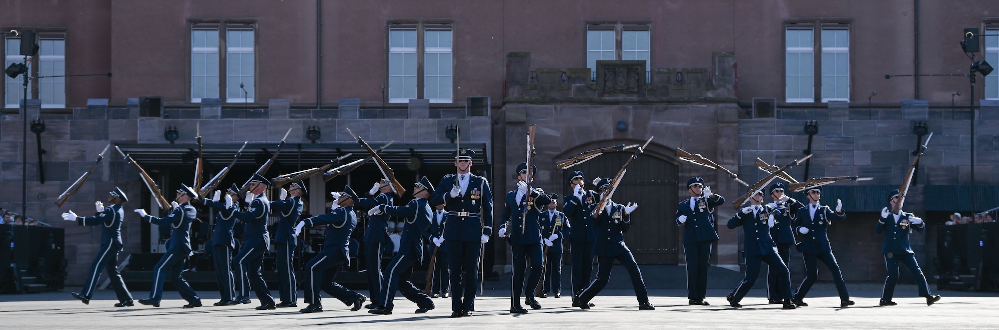 us air force band and honor guard perform in switzerland