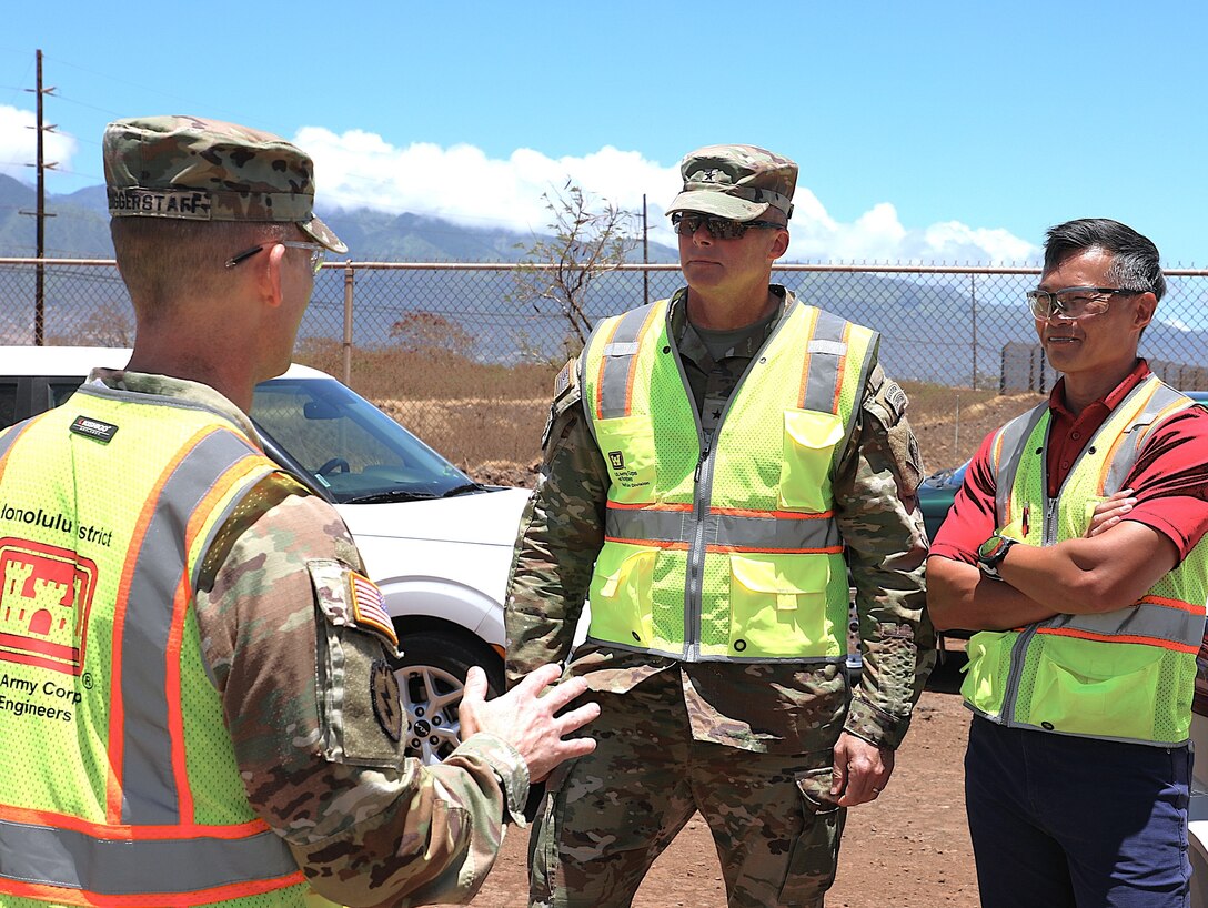 Brig. Gen. Goetz's visit to Maui Wildfire Response