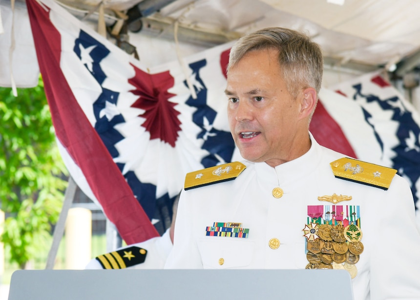 NCTAMS LANT Holds Change of Command