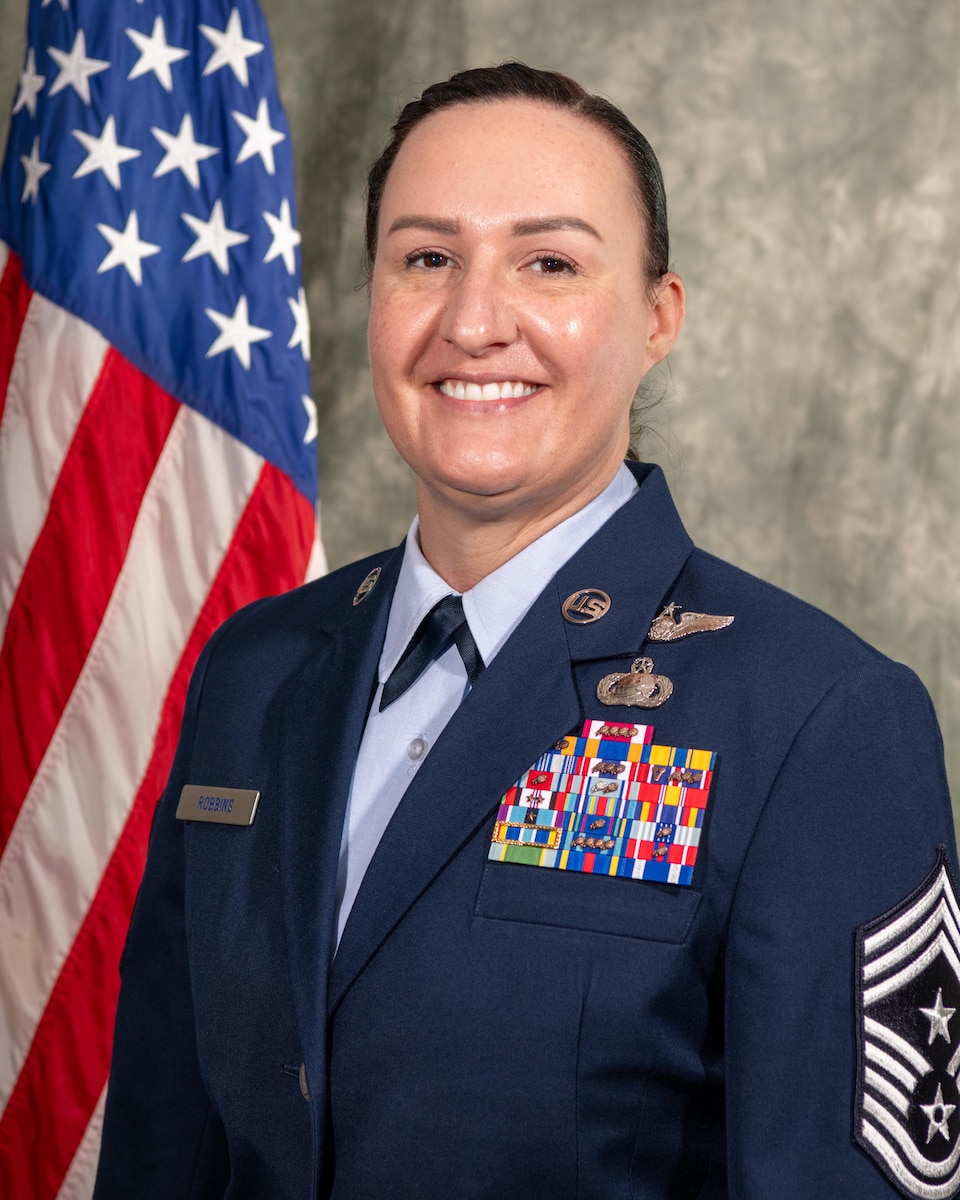 Chief Master Sergeant Melissa Robbins official photo
