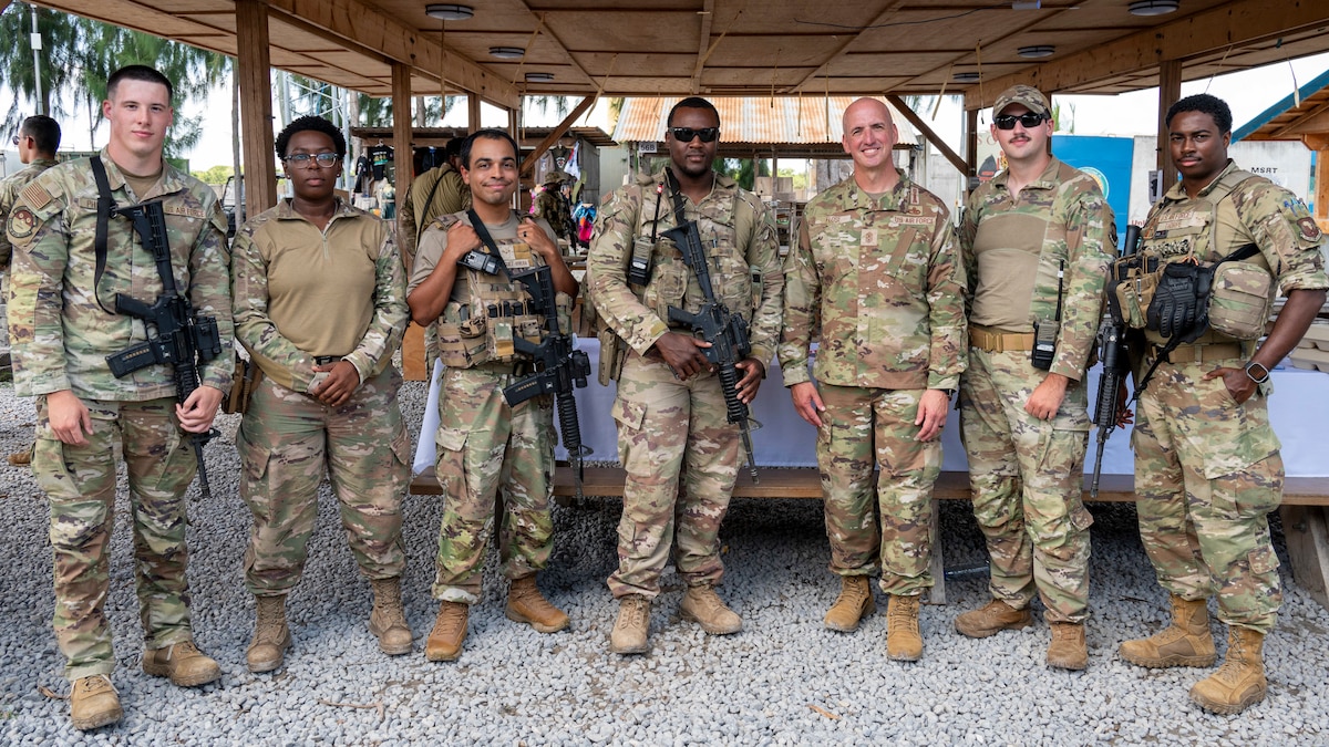 Chief Master Sgt. of the Air Force David Flosi poses for a photo