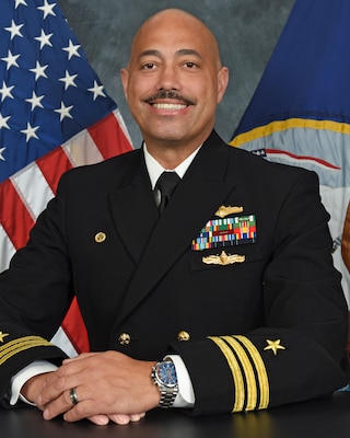 Cmdr. Derrick V. Moore, Commanding Officer, Naval Computer and Telecommunications Station (NCTS) San Diego