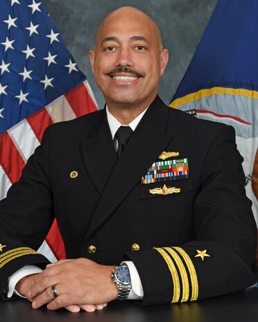 Cmdr. Derrick V. Moore, Commanding Officer, Naval Computer and Telecommunications Station (NCTS) San Diego