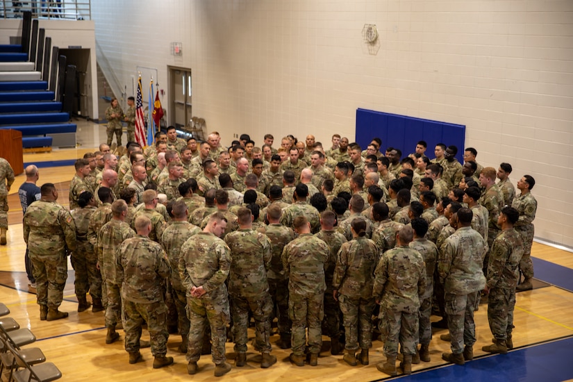 Army Reserve's 903rd Inland Cargo Transfer Company deployment and farewell ceremony