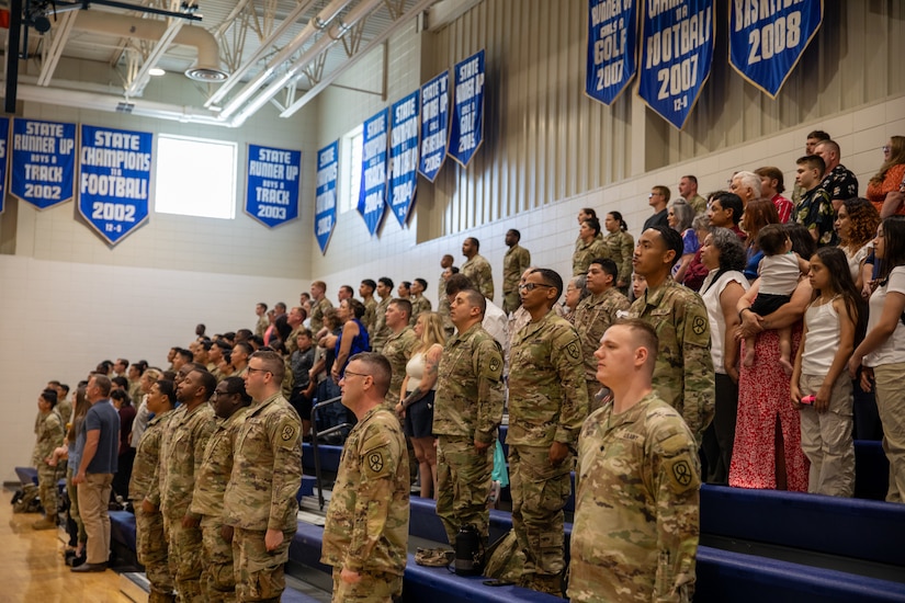 Army Reserve's 903rd Inland Cargo Transfer Company deployment and farewell ceremony