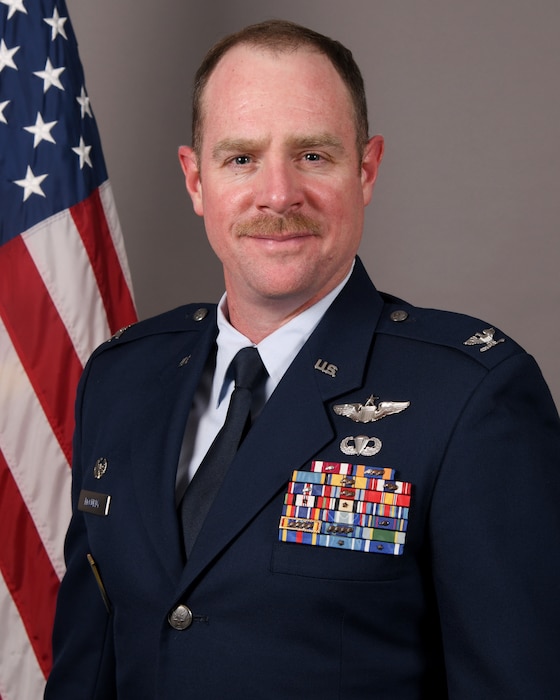 Col. Sean McCurdy, 22nd Operations Group commander, official biography photo. (U.S. Air Force photo by Airman 1st Class Felicia Przydzial)