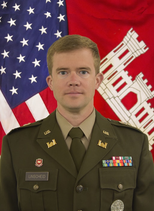 Maj. Peter B. Linscheid is the new deputy district commander of the U.S. Army Corps of Engineers San Francisco District.