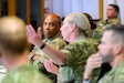 Major General Rose King, Chief of the NZ Army, escorts General Ronald P. Clark, Commanding General United States Army Pacific on a visit to Waiouru Military Camp and Training Area.
