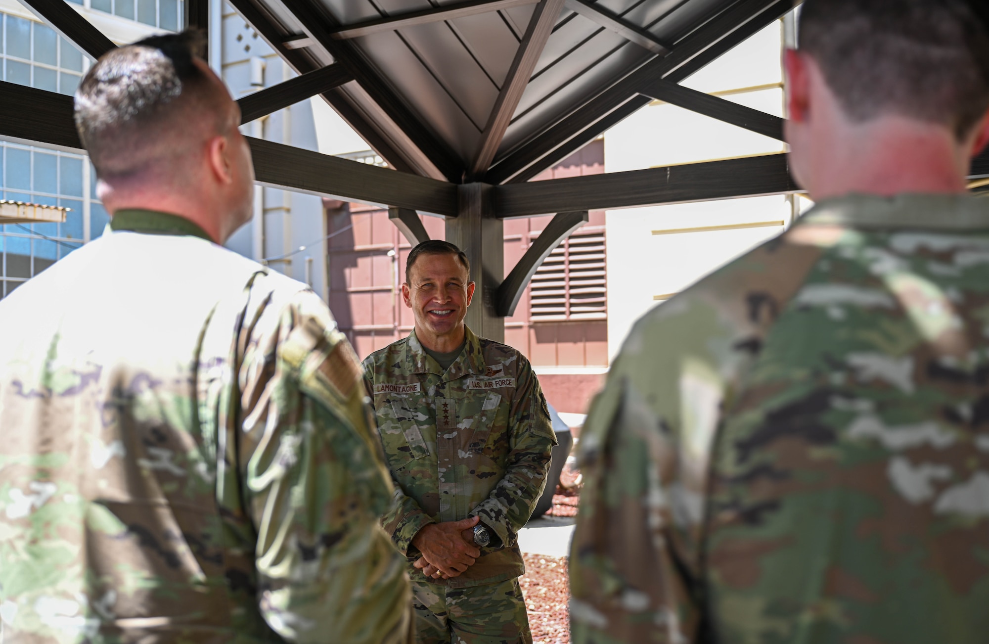 Gen. Johnny Lamontagne visits Joint Base Pearl Harbor-Hickam