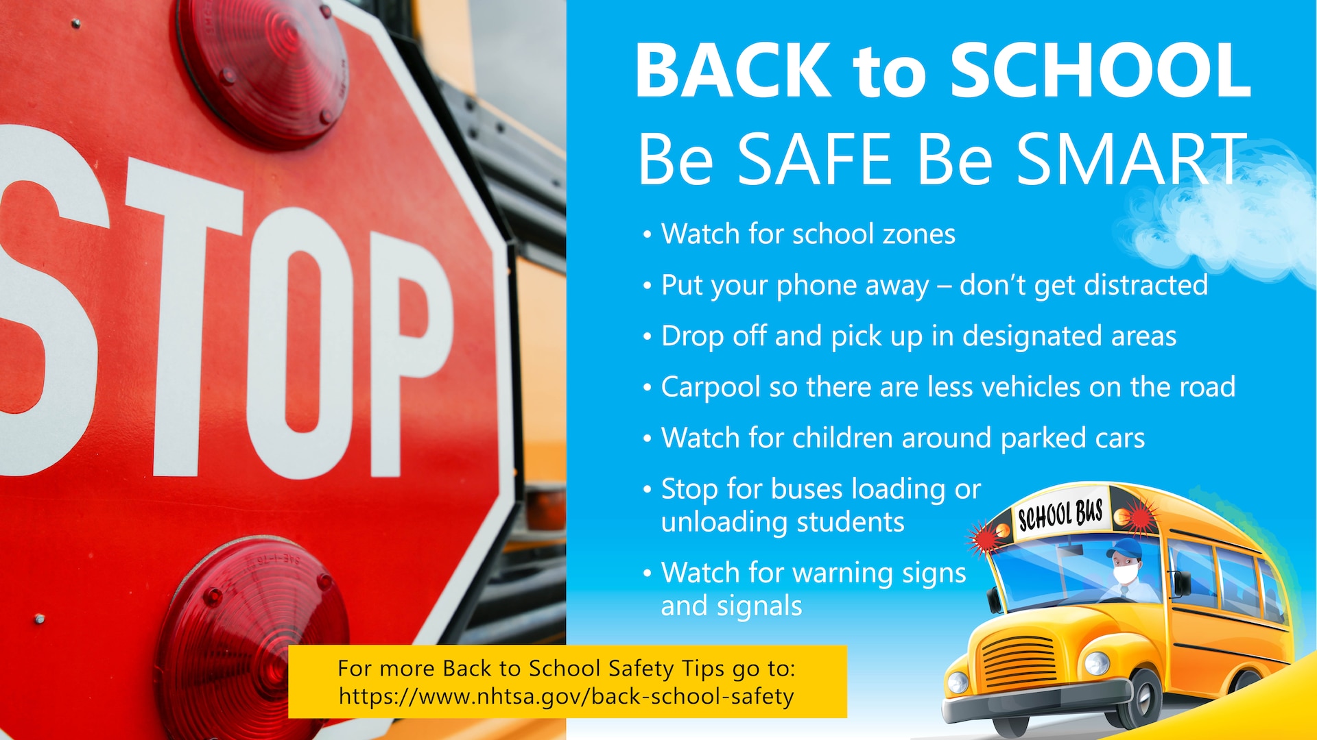 Slow down: Back to school means sharing the road