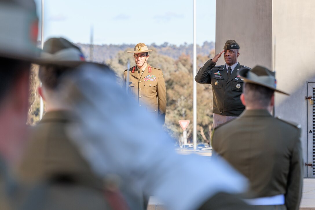 Clark visited Canberra to speak with Australia’s Chief of Army Lieutenant General Simon Stuart AO, DSC on 18th July 2025.
Cpl. Robert Whitmore