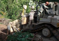 Army Reserve engineers with 1st Mission Support Command take part in Innovative Readiness Training in Vieques, Puerto Rico