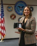 Ellen Severson, deputy director for IT assessment, analysis, and assignment for DFAS was recognized at the Technet Cyber Conference, earning the Armed Forces Communications and Electronics Association International (AFCEA) 40 under Forty Award for her contributions in information technology, communications, and electronics for the defense, homeland security and intelligence communities.