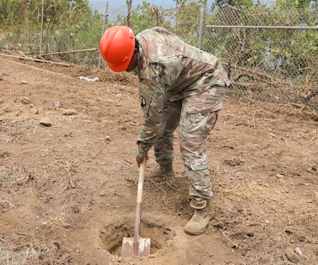 Army Reserve engineers with 1st Mission Support Command take part in Innovative Readiness Training in Vieques, Puerto Rico