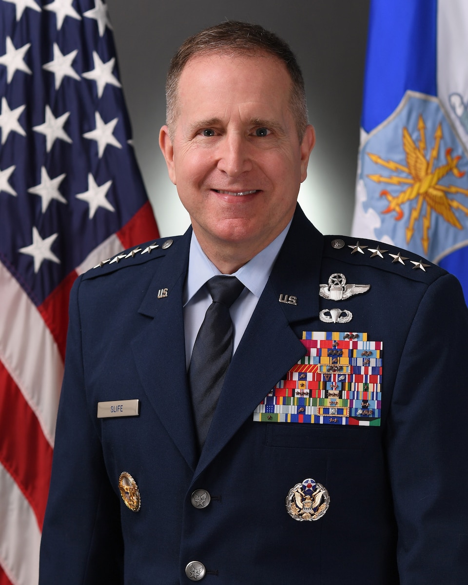 This is the official portrait of Air Force Vice Chief of Staff Gen. James C. Slife.