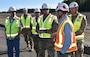 BG Goetz and Alaska District team visits runway construction at Joint Base Elmendorf-Richardson