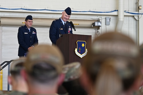Change of Command ceremony