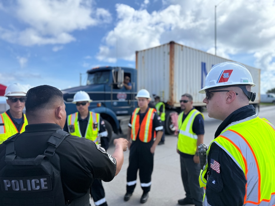 The U.S. Coast Guard teams up with local and federal partners for a Multi-Agency Strike Force Operation (MASFO) at the Port of Guam, boosting security and compliance through a united front July 15 and 16, 2025.