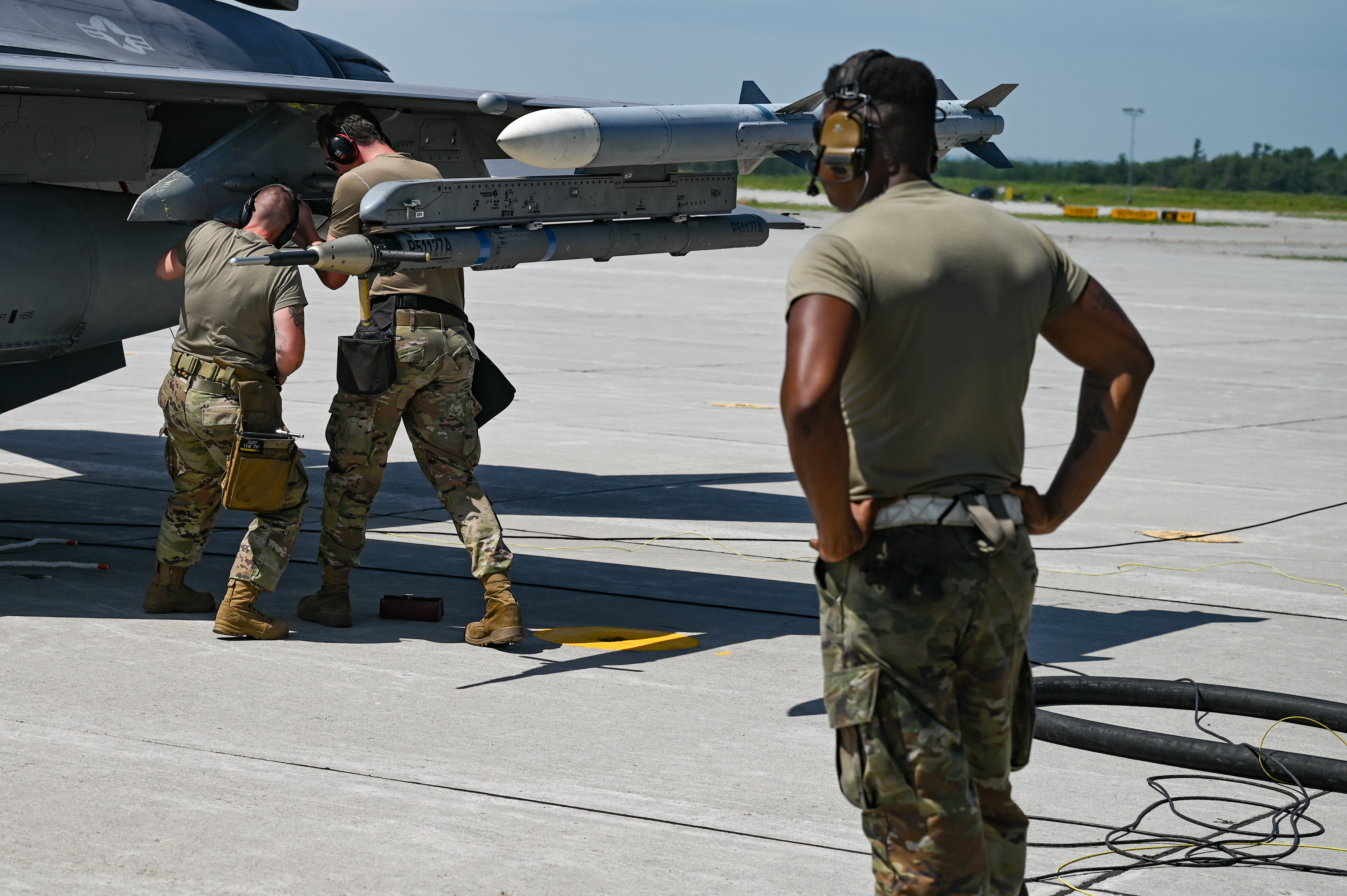 177th Maintenance Squadron Participate in Operation Belt Feed Exercise