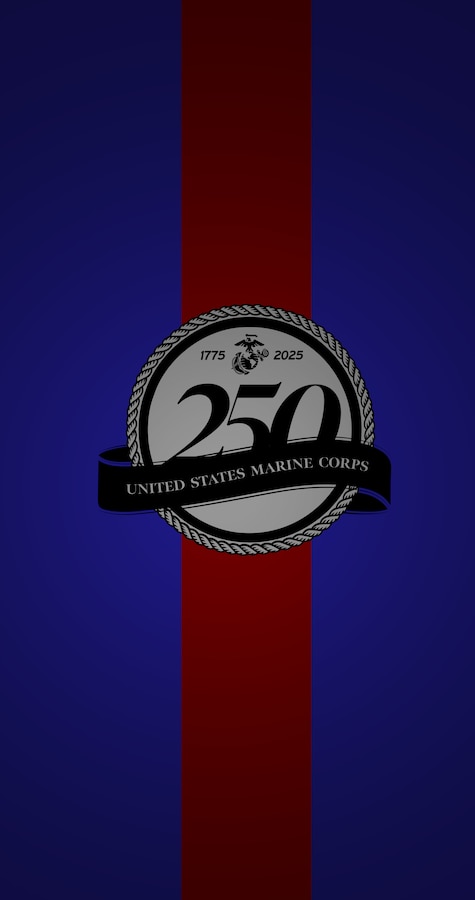 Mobile Wallpaper
&nbsp;&nbsp;&nbsp;&nbsp;&nbsp;&nbsp;&nbsp;&nbsp;&nbsp;&nbsp;&nbsp;&nbsp;&nbsp;
Celebrate the 250th Birthday of the United States Marine Corps by downloading a commemorative wallpaper for your desktop, tablet, or mobile device!!