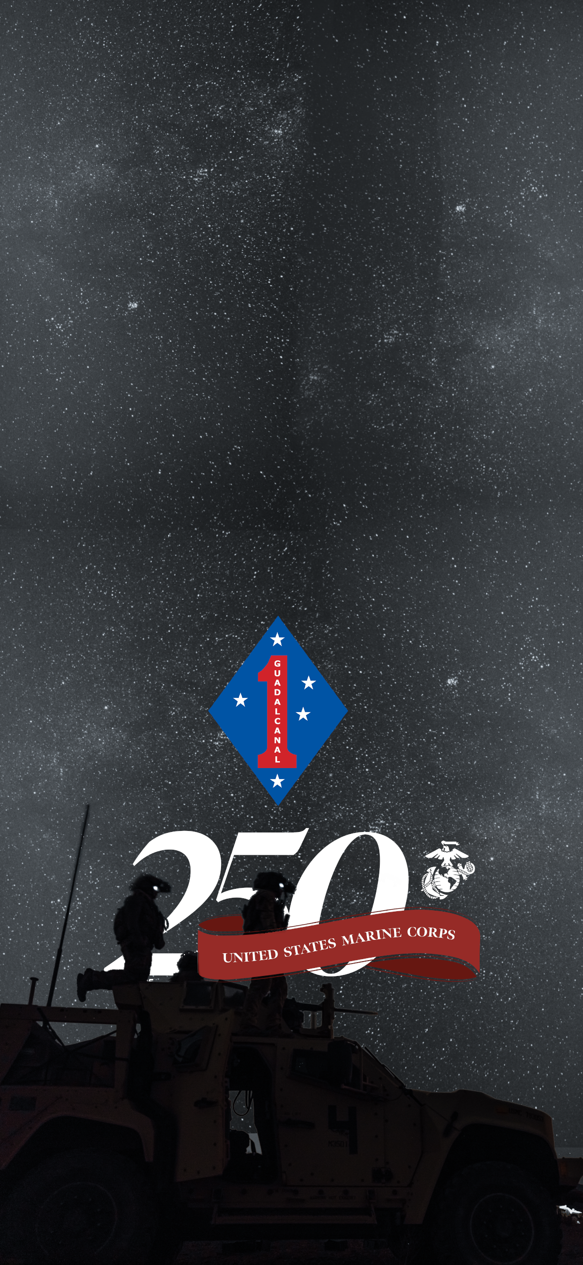 Mobile Wallpaper
&nbsp;&nbsp;&nbsp;&nbsp;&nbsp;&nbsp;&nbsp;&nbsp;&nbsp;&nbsp;&nbsp;&nbsp;&nbsp;
Celebrate the 250th Birthday of the United States Marine Corps by downloading a commemorative wallpaper for your desktop, tablet, or mobile device!!