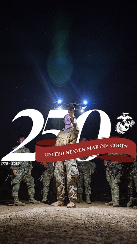 Celebrate the 250th Birthday of the United States Marine Corps by downloading a commemorative wallpaper for your desktop, tablet, or mobile device!!