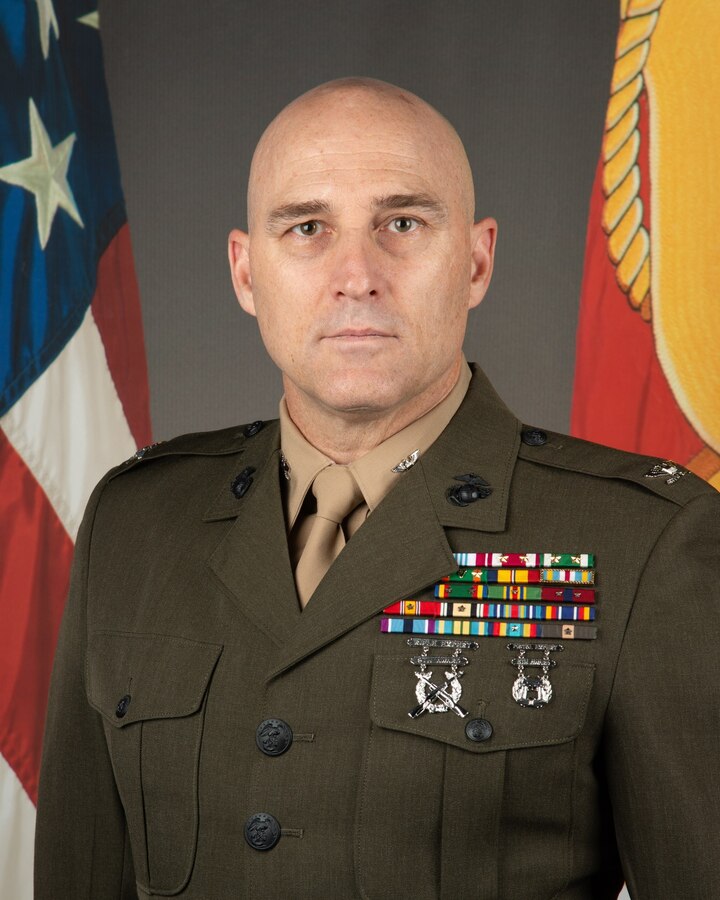 Marine Corps Engineer School, Commanding Officer, Colonel Aron K. Wisherd