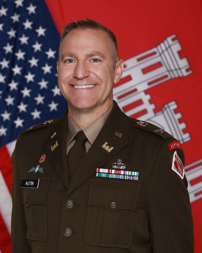 Col. Scotty Autin, commander, New Orleans District.