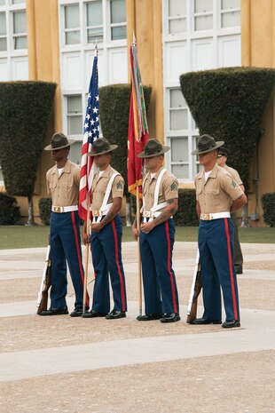 Bravo Company Graduation and Morning Colors