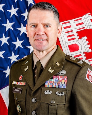 USACE North Atlantic Division command photo for Col. Jesse T. Curry