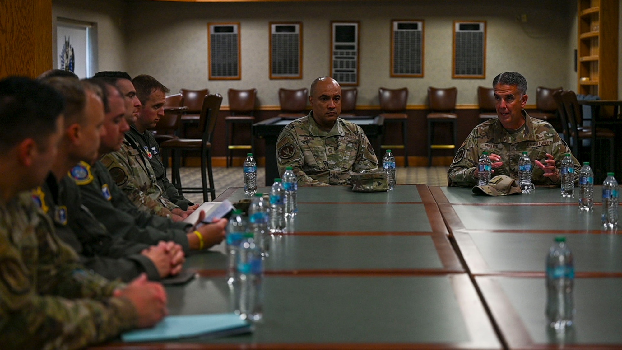Brig. Gen. Jeffrey Phillips visits Grand Forks Air Force Base