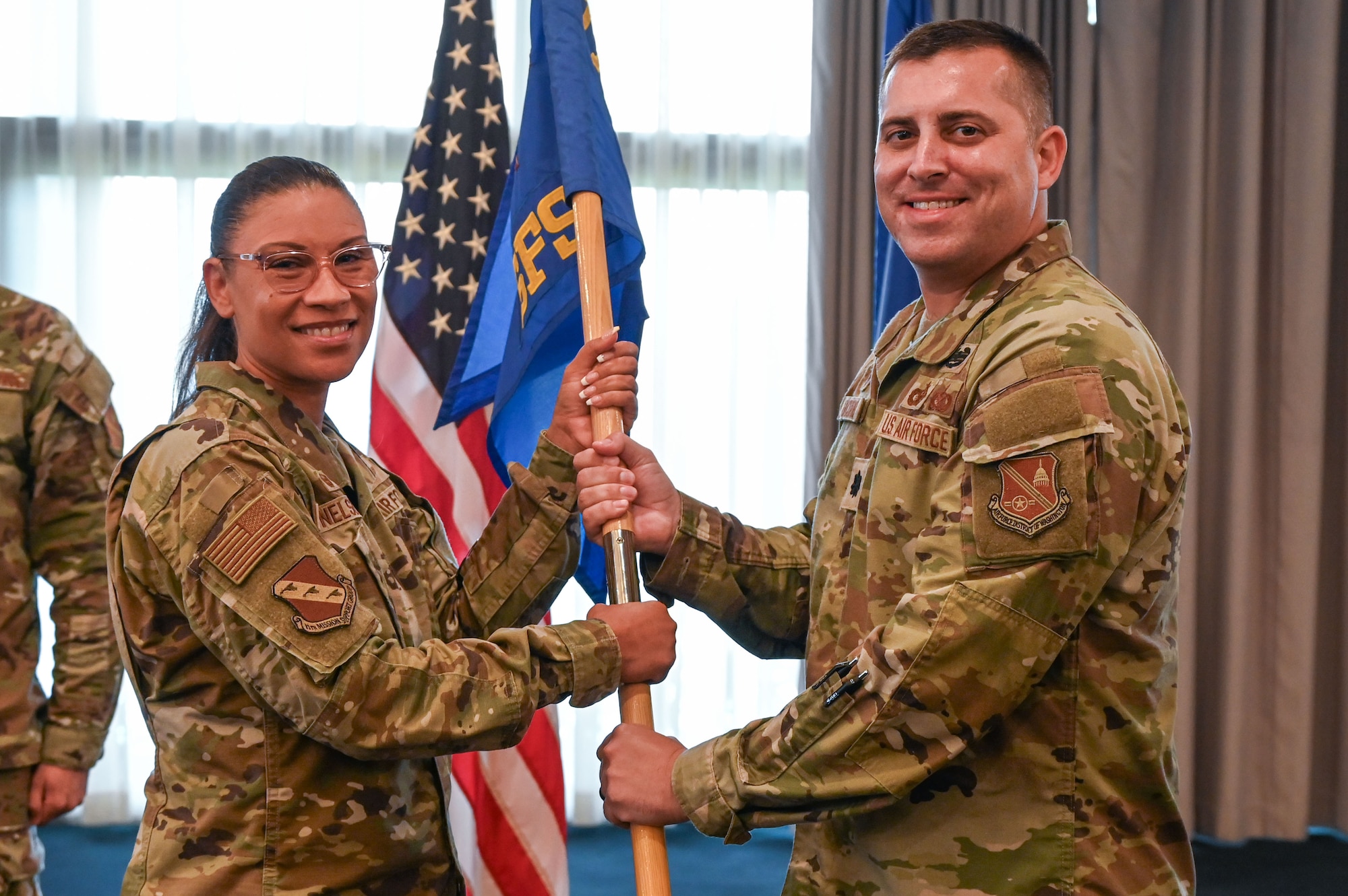 11th SFS welcomes new commander during change of command ceremony
